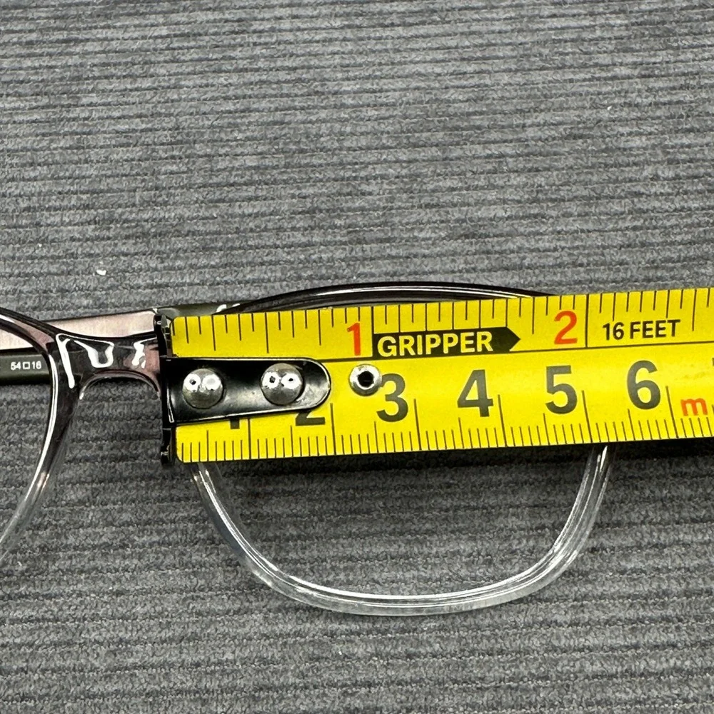 Nike 7284 025 Y2K Eyeglasses Gray Purple Gradient Rectangular Frames 54-16-145